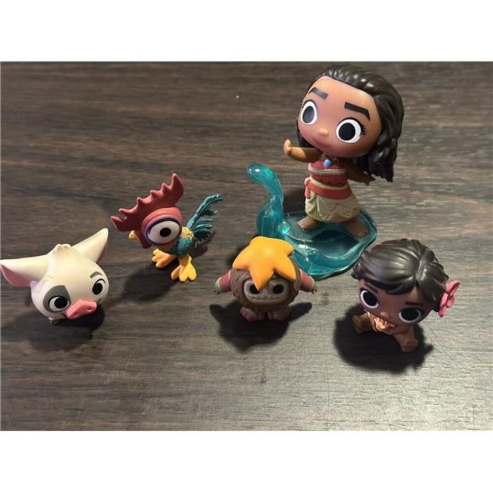 Funko Mystery Minis Disney Moana Wal-Mart Exclusive Lot of 5 Moana Wave